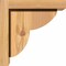Ekena Millwork Crestline Smooth Corbel w/Backplate, Western Red Cedar, 5 1/2"W x 8"D x 8"H COR06X08X08CRE01SWR - alternate 4